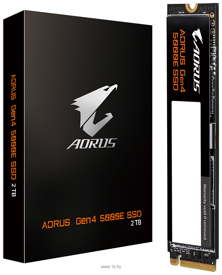 Фотографии Gigabyte Aorus Gen4 5000E SSD 2TB AG450E2TB-G