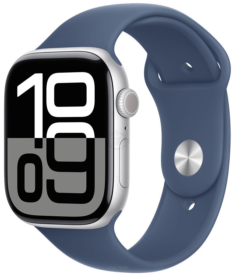 Фотографии Apple Watch Series 10 LTE 46 мм (алюминиевый корпус, спортивный силиконовый ремешок M/L)