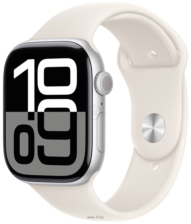 Фотографии Apple Watch Series 10 LTE 46 мм (алюминиевый корпус, спортивный силиконовый ремешок M/L)