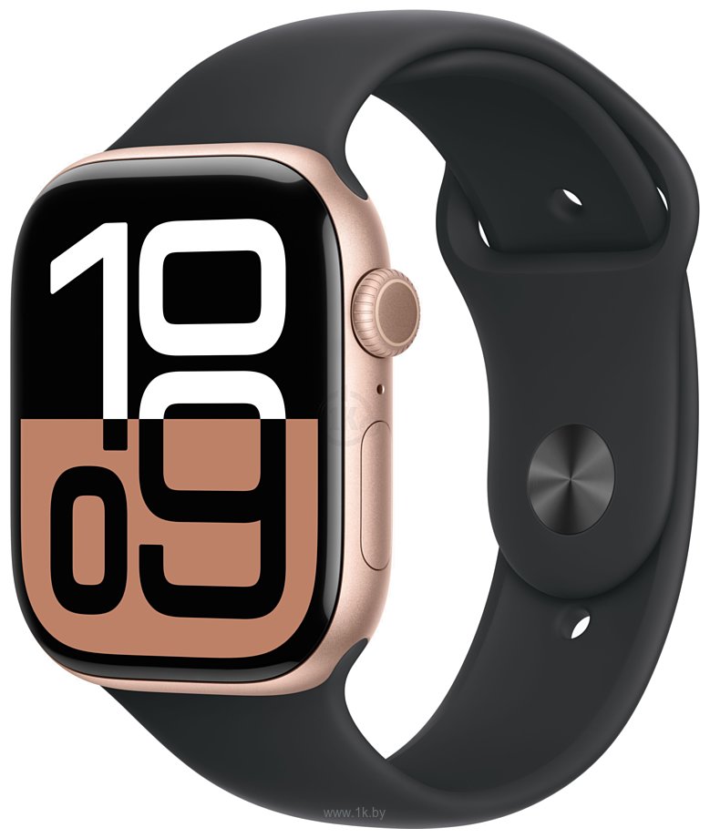 Фотографии Apple Watch Series 10 LTE 46 мм (алюминиевый корпус, спортивный силиконовый ремешок M/L)