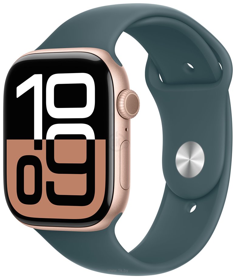 Фотографии Apple Watch Series 10 LTE 46 мм (алюминиевый корпус, спортивный силиконовый ремешок M/L)