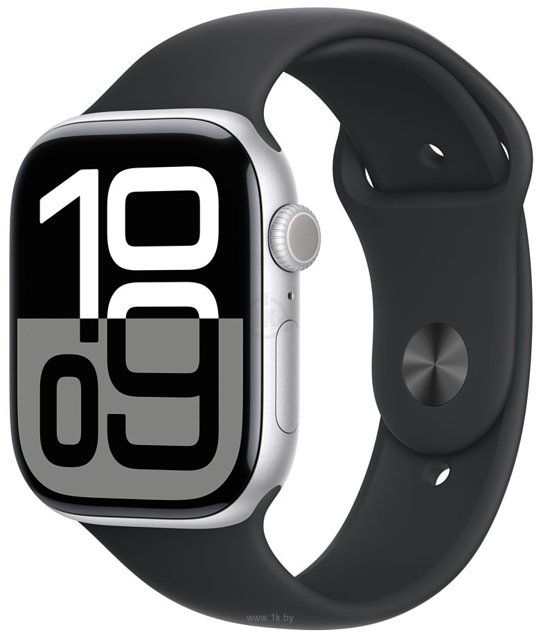 Фотографии Apple Watch Series 10 LTE 46 мм (алюминиевый корпус, спортивный силиконовый ремешок M/L)