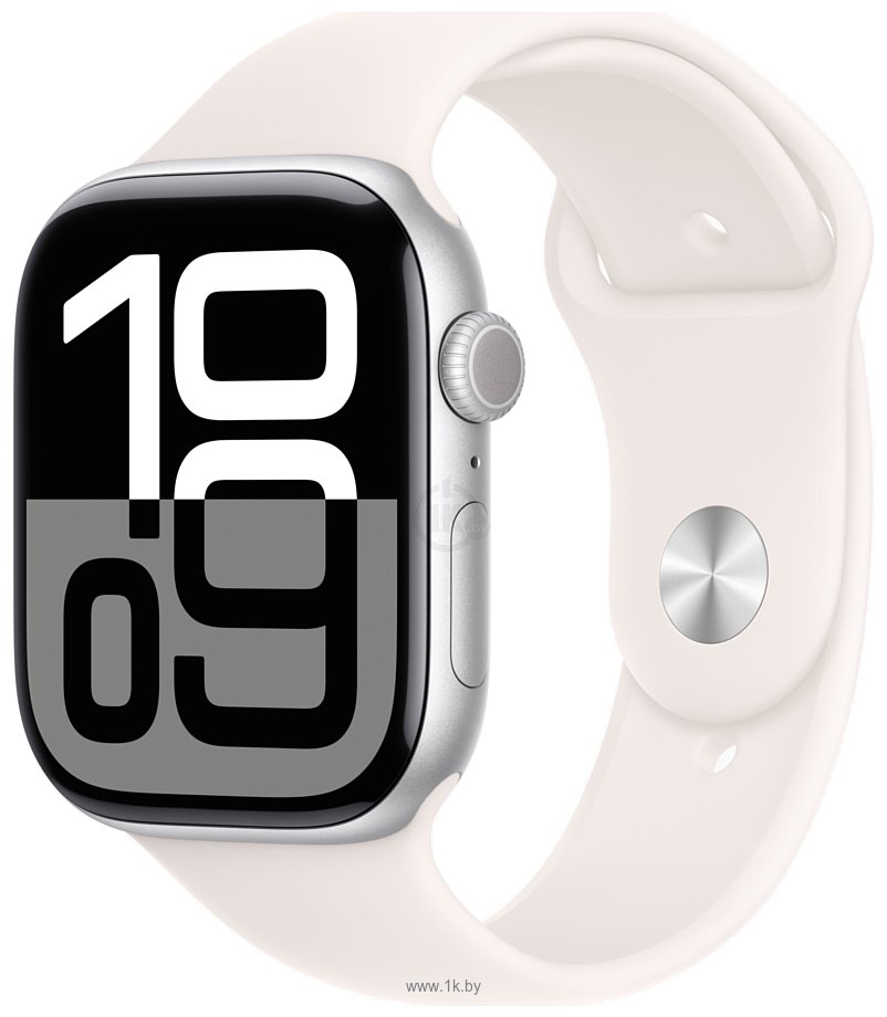 Фотографии Apple Watch Series 10 LTE 46 мм (алюминиевый корпус, спортивный силиконовый ремешок M/L)