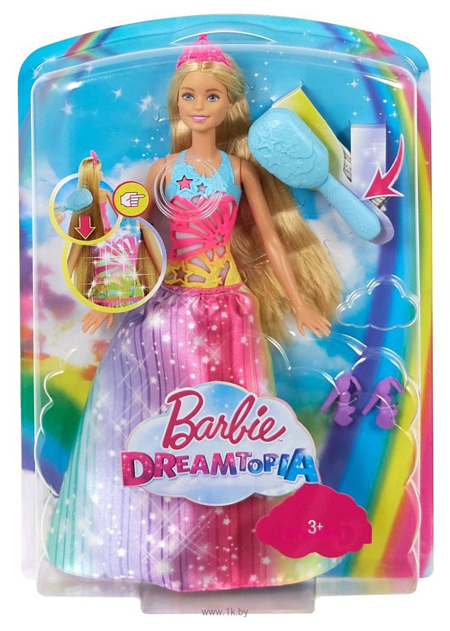 Фотографии Barbie Dreamtopia Brush'n Sparkle Princess FRB12