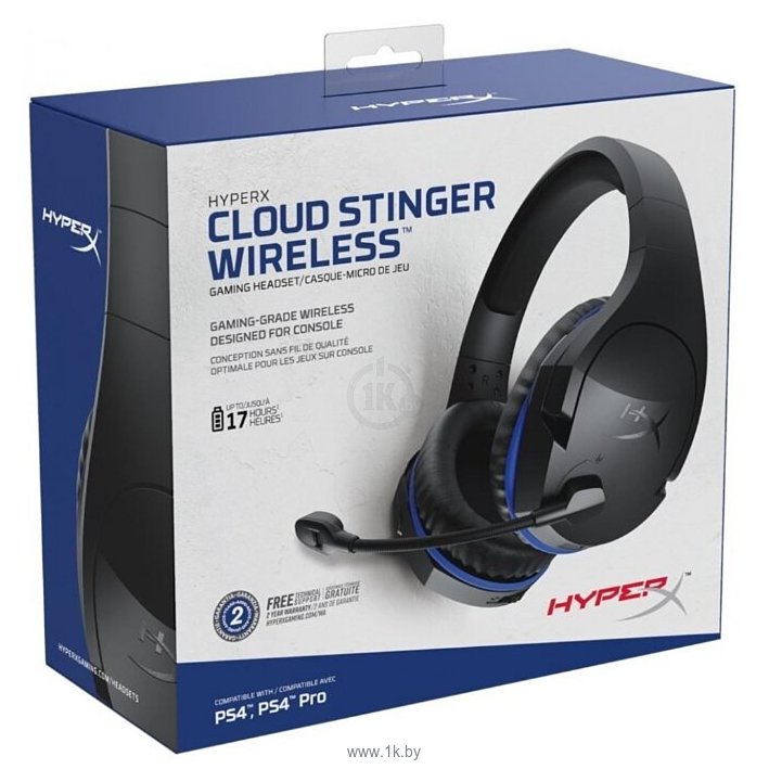 Фотографии HyperX Cloud Stinger Wireless PS4