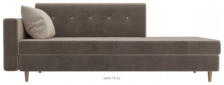 Фотографии Лига диванов Селена 105221 (левый, велюр, коричневый)