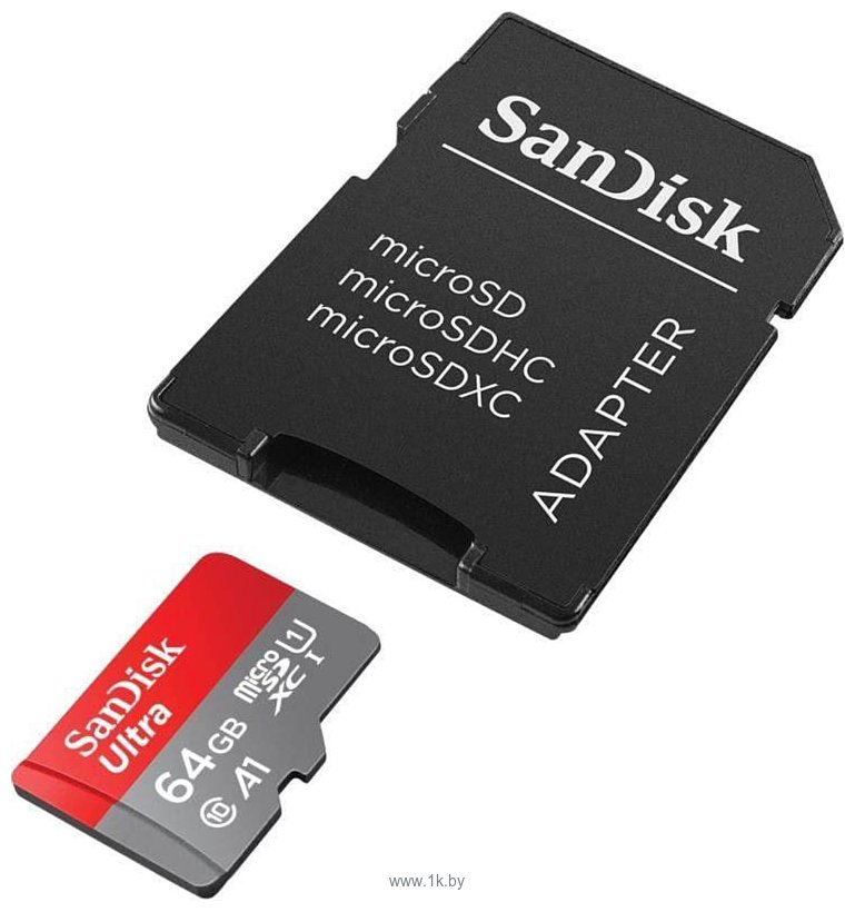 Фотографии SanDisk Ultra SDSQUA4-064G-GN6MA microSDXC 64GB (с адаптером)