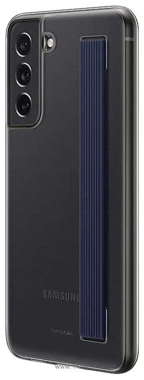 Фотографии Samsung Slim Strap Cover S21 FE (темно-серый)