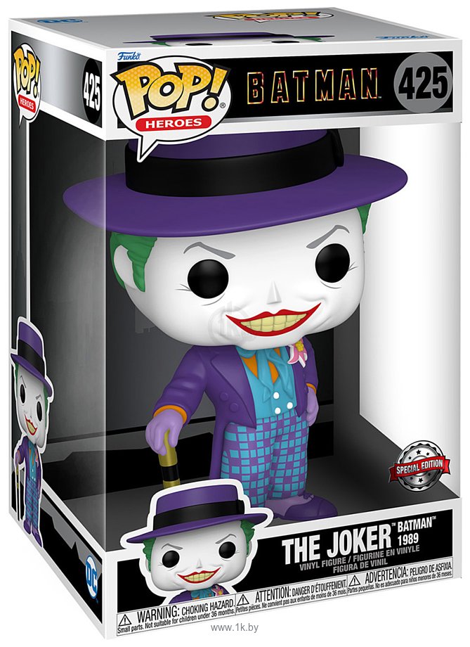 Фотографии Funko Batman 1989 Joker w/Hat 10" (Exc) 58832