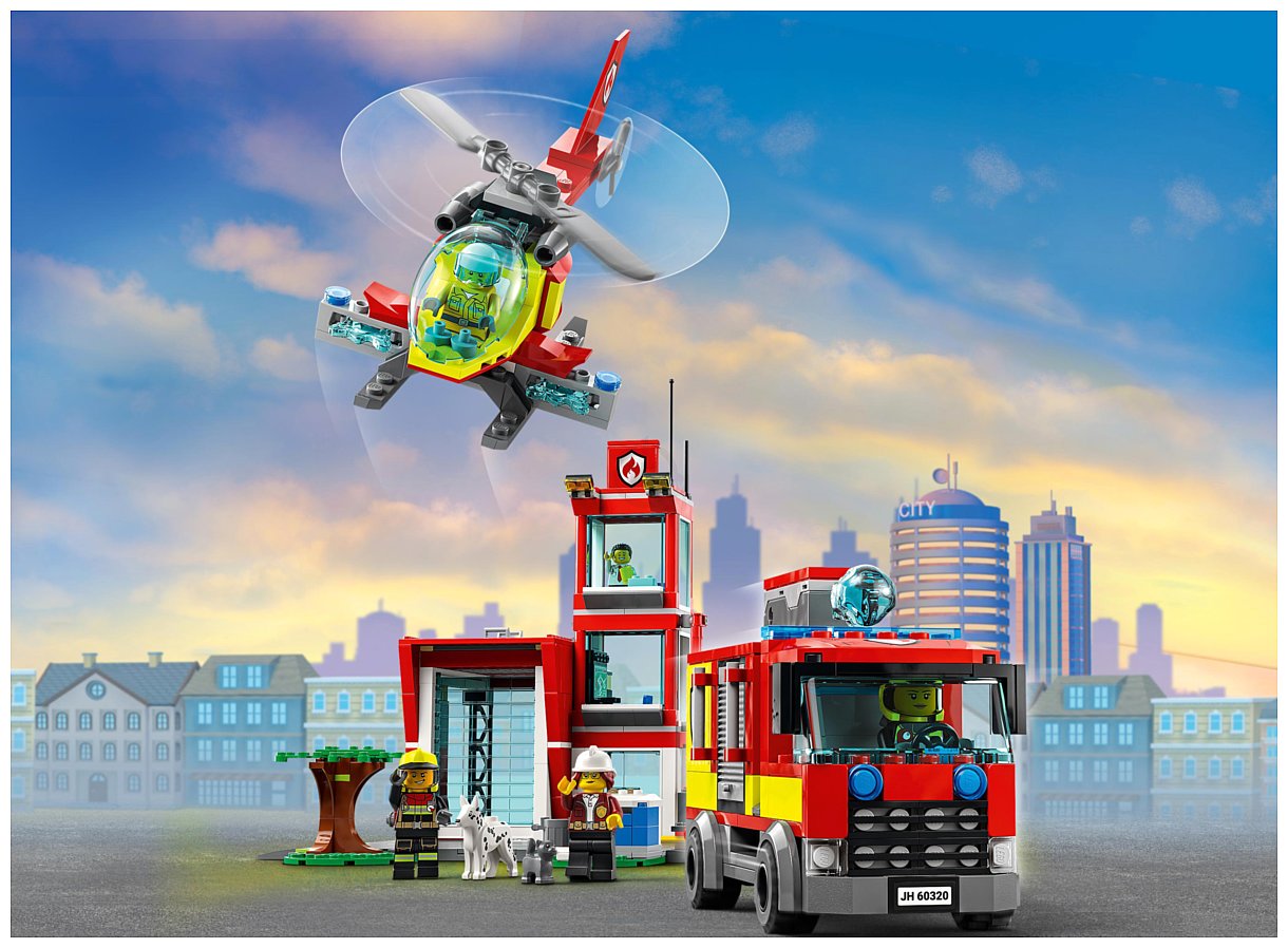 Фотографии LEGO City 60320 Пожарная часть