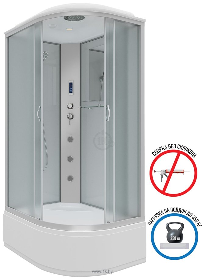 Фотографии Niagara NG-2310-14LF 120x80x215 (матовое стекло)