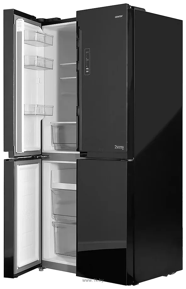 Фотографии CENTEK CT-1756 NF Black Glass