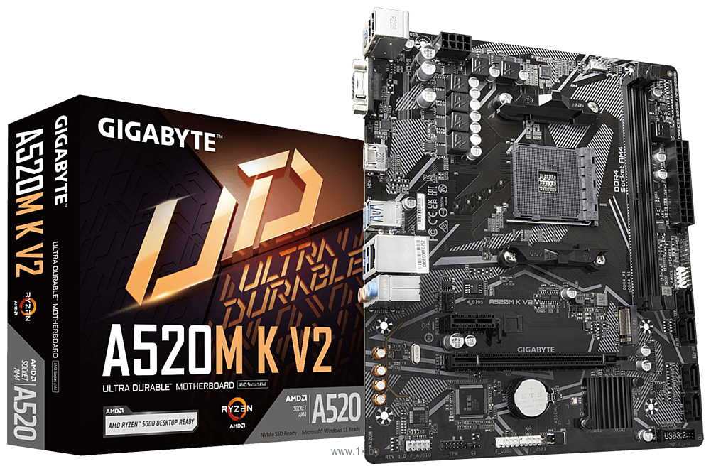 Фотографии Gigabyte A520M K V2 (rev. 1.1)