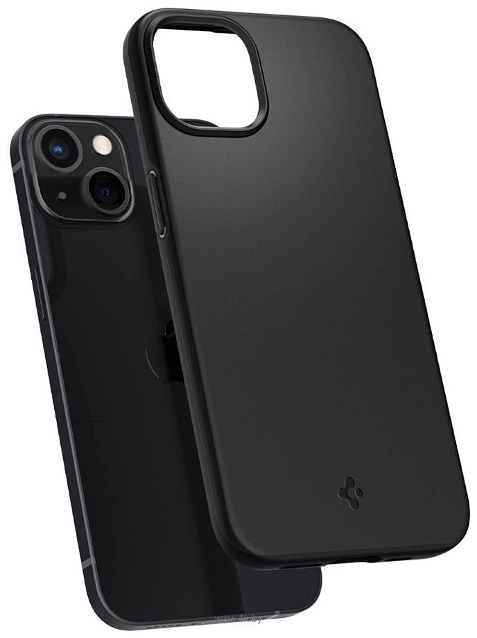 Фотографии Spigen Thin Fit для iPhone 13 ACS03677 (черный)