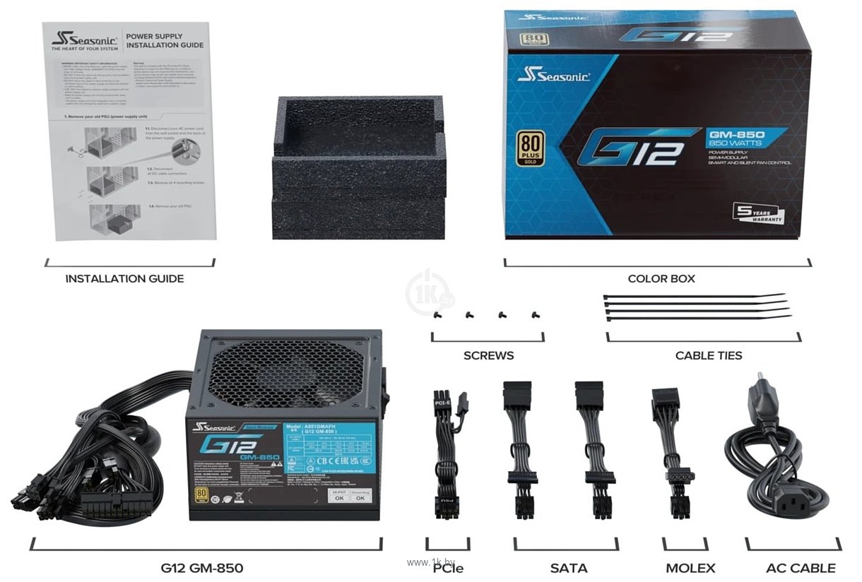 Фотографии Seasonic G12 GM-850