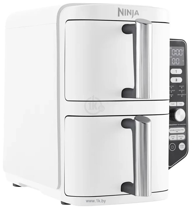 Фотографии Ninja Double Stack XL 2-Drawer Air Fryer 9.5L Wit SL400EUWH