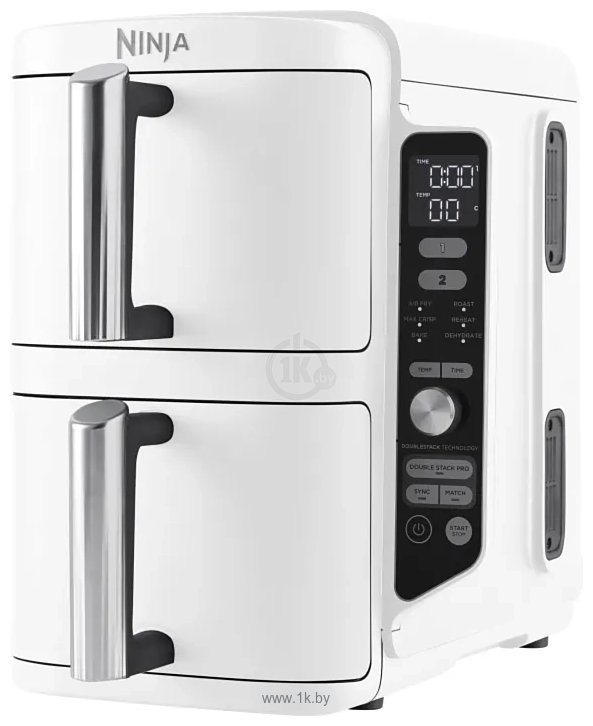 Фотографии Ninja Double Stack XL 2-Drawer Air Fryer 9.5L Wit SL400EUWH