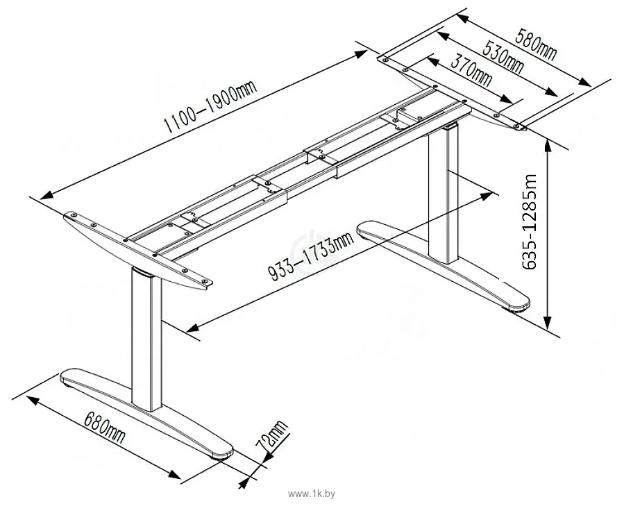 Фотографии Smartstol Pro Mах 120x80 (белый/серый) Фотографии Smartstol Pro Mах 120x80 (белый/серый)