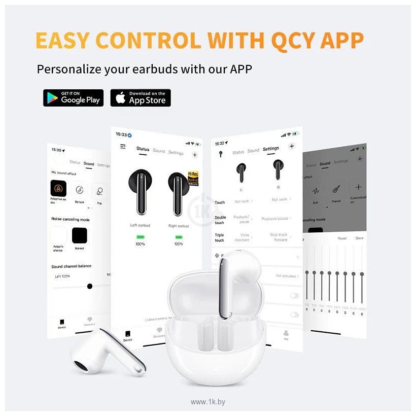 Фотографии QCY AilyBuds Pro+ (белый)