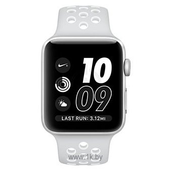 Фотографии Apple Watch Nike+ 38mm Silver with White Nike Sport Band (MQ172)