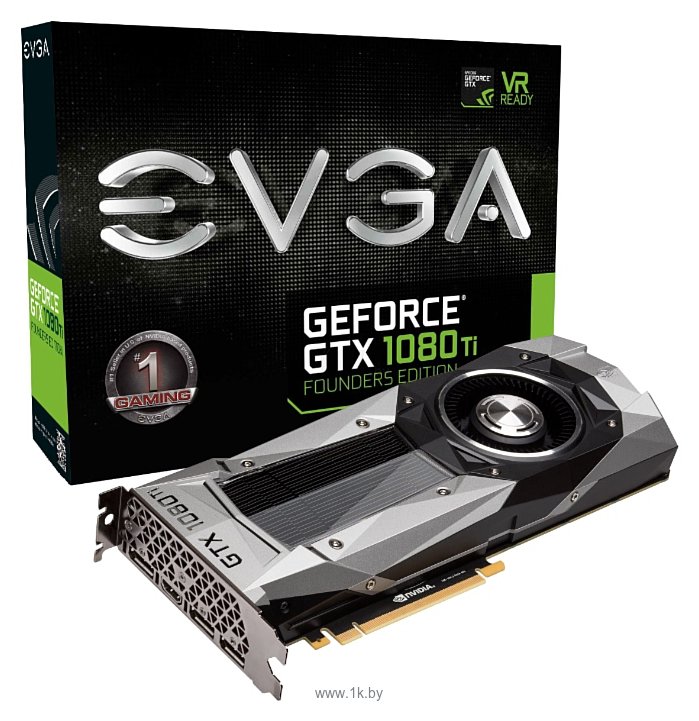Фотографии EVGA GeForce GTX 1080 Ti 1480Mhz PCI-E 3.0 11264Mb 11000Mhz 352 bit HDMI HDCP Founders Edition