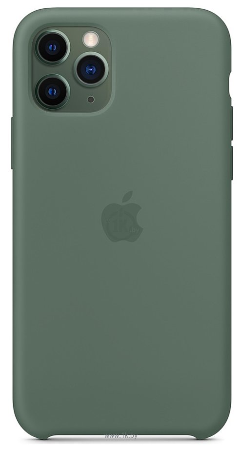 Фотографии Apple Silicone Case для iPhone 11 Pro Max (сосновый лес)