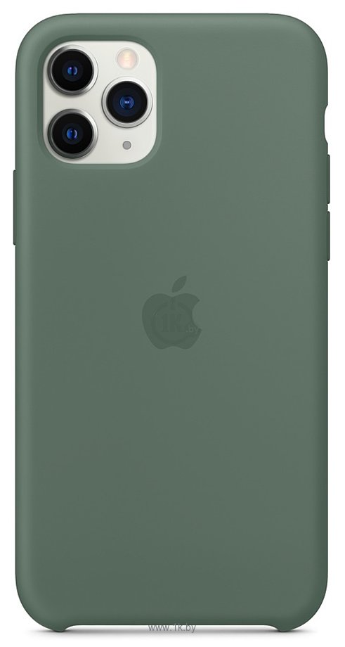 Фотографии Apple Silicone Case для iPhone 11 Pro Max (сосновый лес)