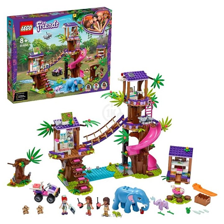 Фотографии LEGO Friends 41424 Джунгли: штаб спасателей