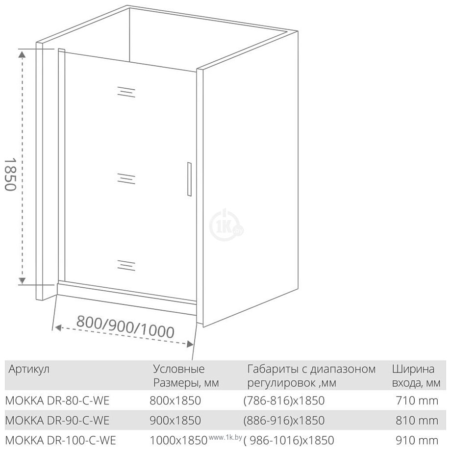 Фотографии BAS Good Door Mokka 80 (DR-80-C-WE)