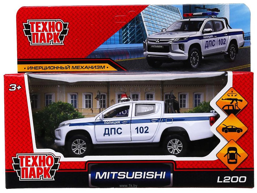 Фотографии Технопарк L200 Pickup Полиция L200-12POL-ARMWH