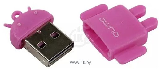 Фотографии QUMO Fundroid microSDHC QM32GCR-MSD10-FD-pnk 32GB