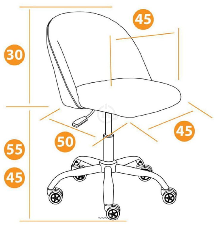 Фотографии TetChair Melody (флок, фиолетовый)