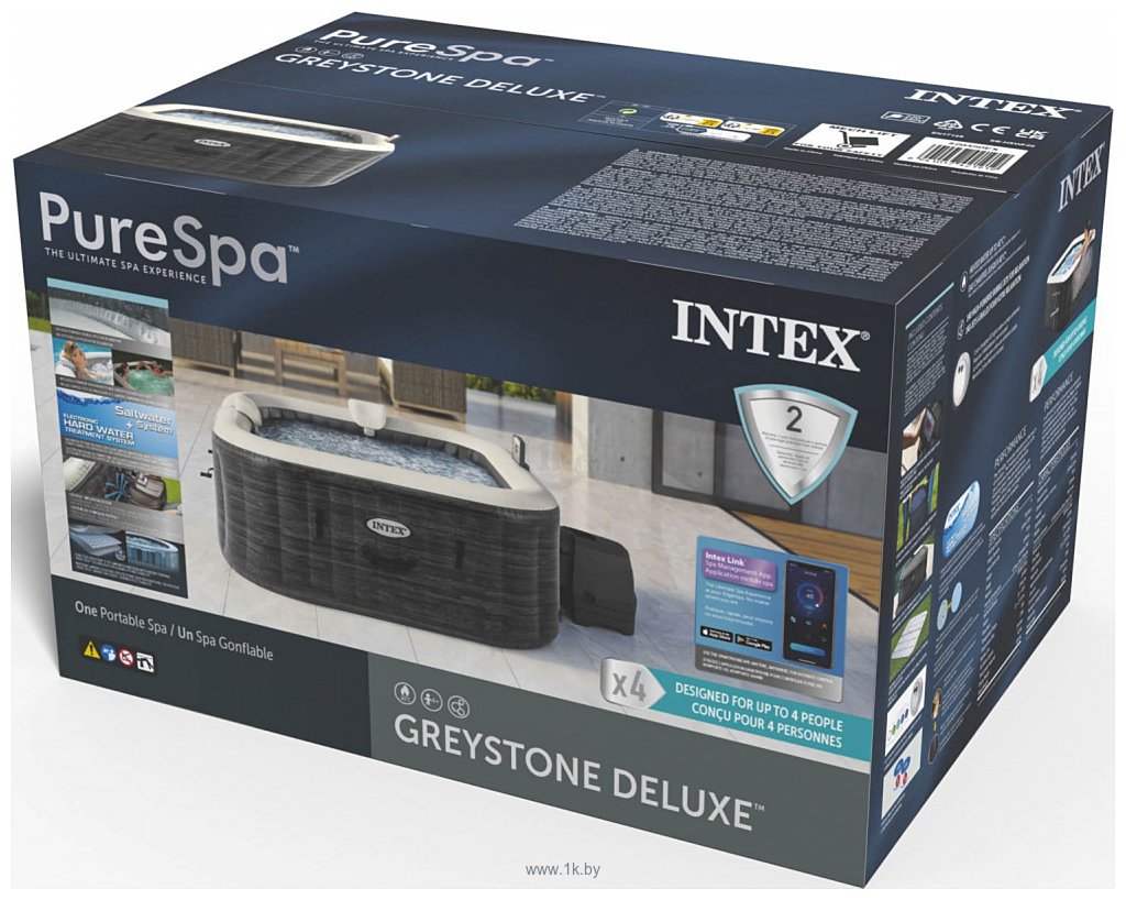 Фотографии Intex Greystone Deluxe 28450 (175х71)