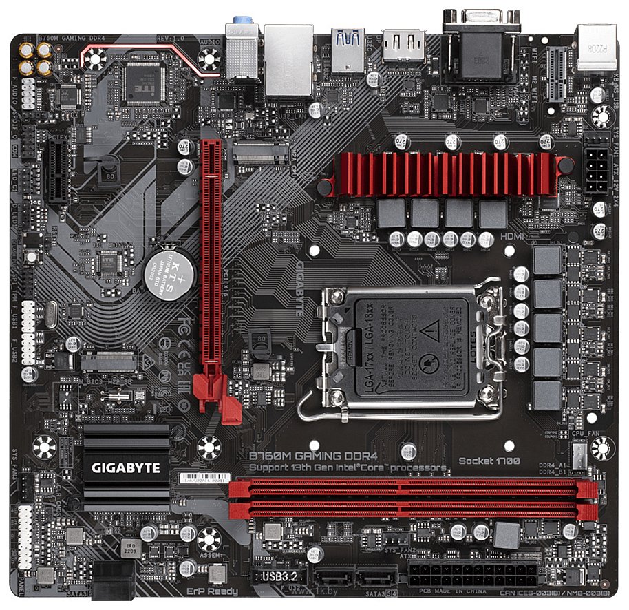 Фотографии Gigabyte B760M Gaming DDR4 (rev. 1.x)