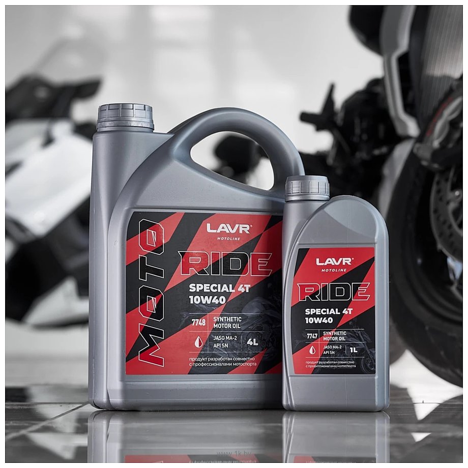 Фотографии Lavr Ride Special 4Т 10W-40 SN Motoline 1л