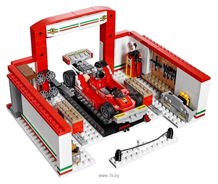 Фотографии LEGO Speed Champions 75889 Гараж Ferrari