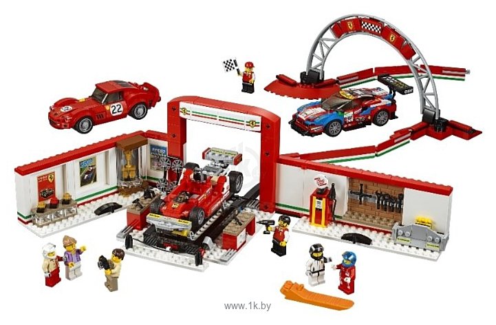 Фотографии LEGO Speed Champions 75889 Гараж Ferrari