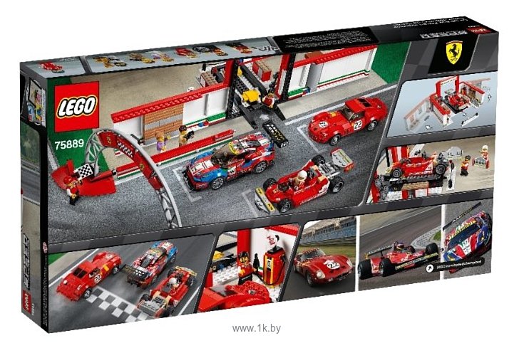 Фотографии LEGO Speed Champions 75889 Гараж Ferrari