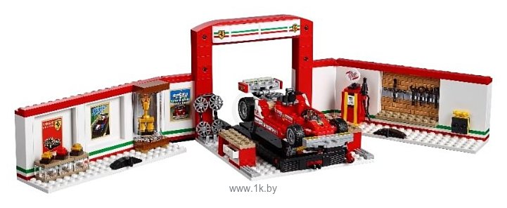 Фотографии LEGO Speed Champions 75889 Гараж Ferrari