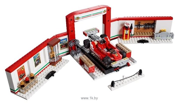 Фотографии LEGO Speed Champions 75889 Гараж Ferrari