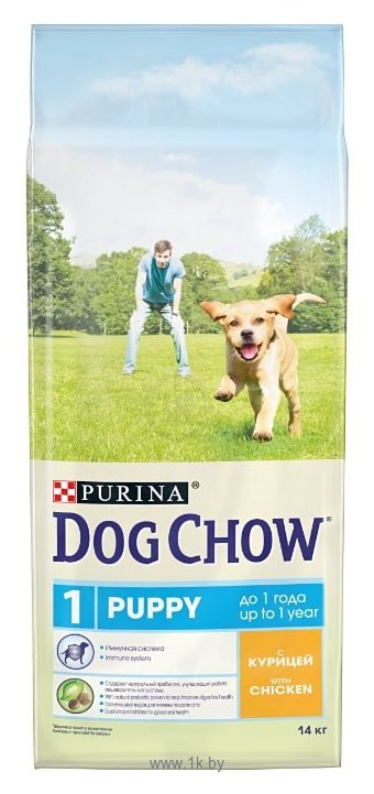 Фотографии DOG CHOW (14 кг) 1 шт. Puppy с курицей для щенков