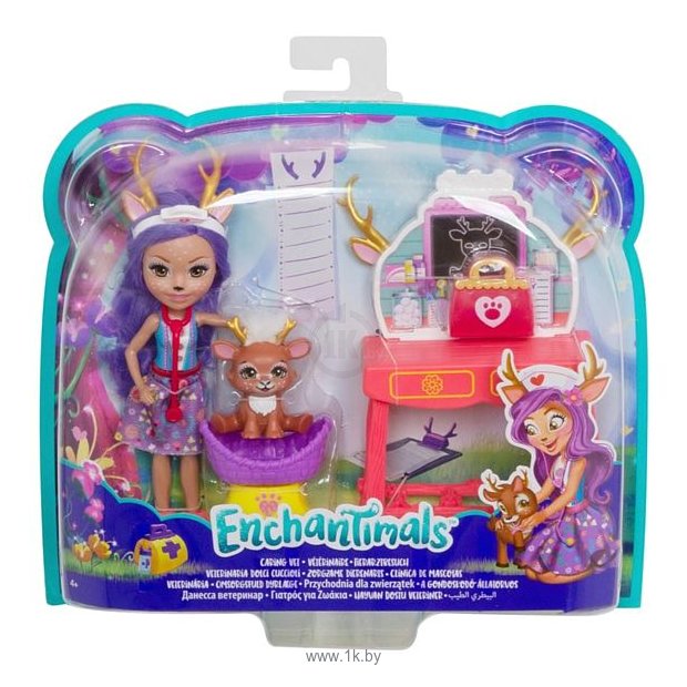 Фотографии Enchantimals Caring Vet Playset with Danessa Deer GBX04