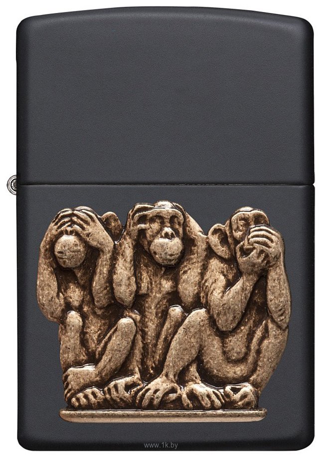 Фотографии Zippo Three Monkeys 29409-000003
