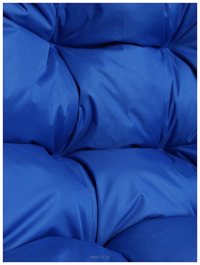 Фотографии M-Group Для двоих Люкс 11510210 (коричневый ротанг/синяя подушка)