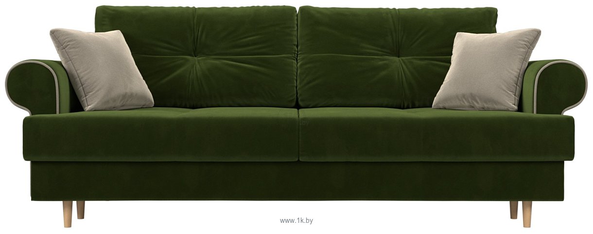 Фотографии Лига диванов Сплин 101681 (микровельвет, зеленый)