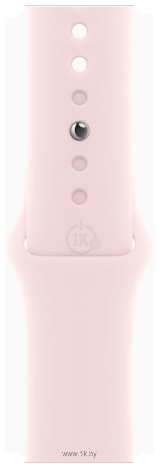 Фотографии Apple Watch Series 9 41 мм (алюминиевый корпус, розовый/розовый, спортивный силиконовый ремешок M/L)