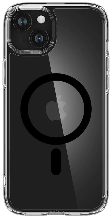 Фотографии Spigen Ultra Hybrid (MagFit) для iPhone 15 ACS06803 (черный)