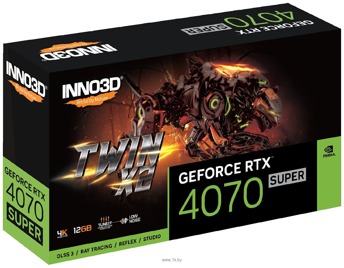 Фотографии Inno3D GeForce RTX 4070 Super Twin X2 (N407S2-126X-186162N)