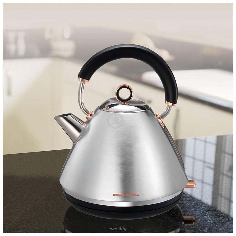 Фотографии Morphy Richards Accents Rose Gold and Brushed Traditional Kettle 102105