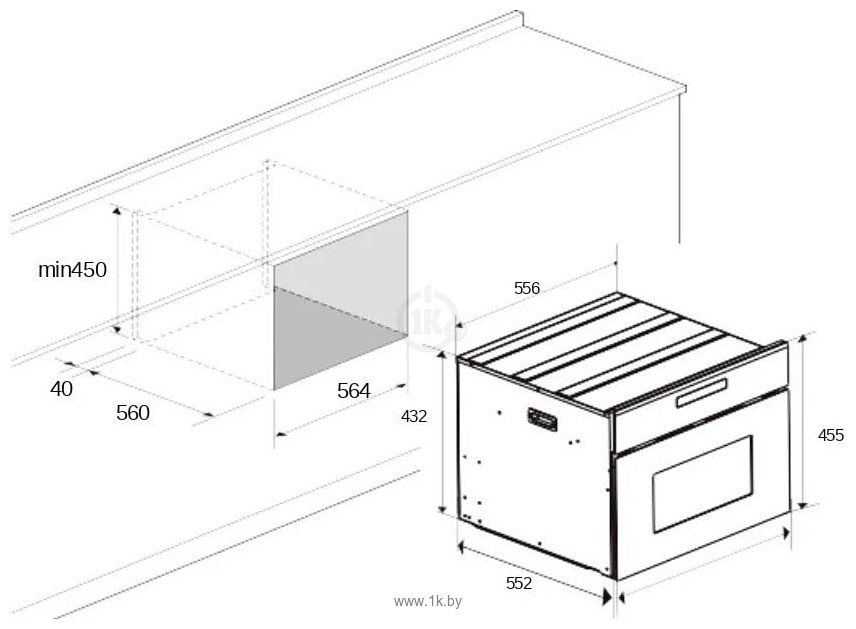 Фотографии Meferi MEO608BK Microwave